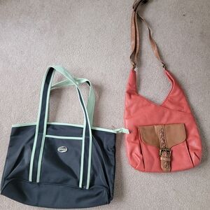 Black and Green Tote Bag